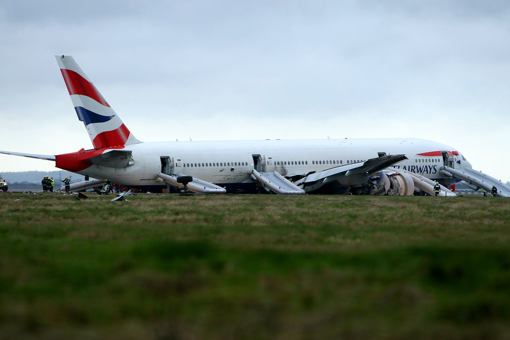 London Plane Crash 2025