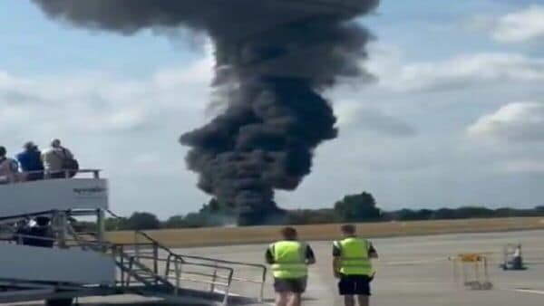 London Plane Crash 2025