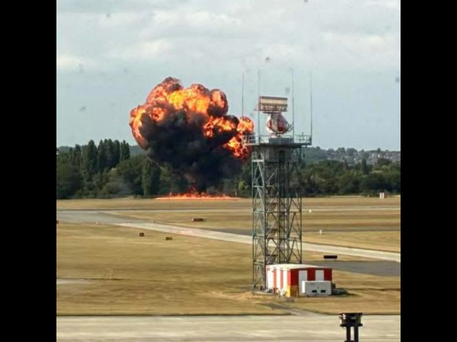 London Plane Crash 2025